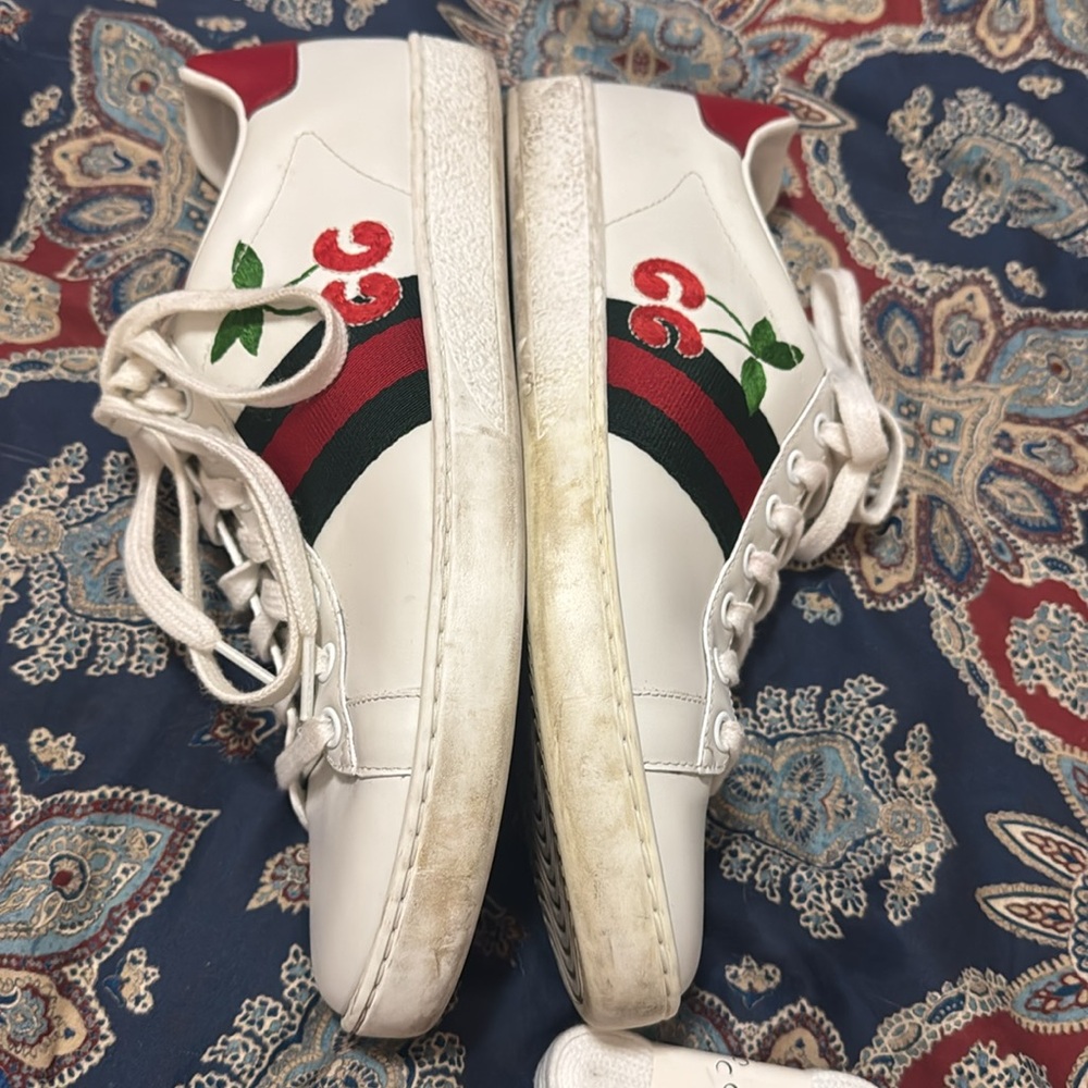 Gucci White and Red Women's Sneakers